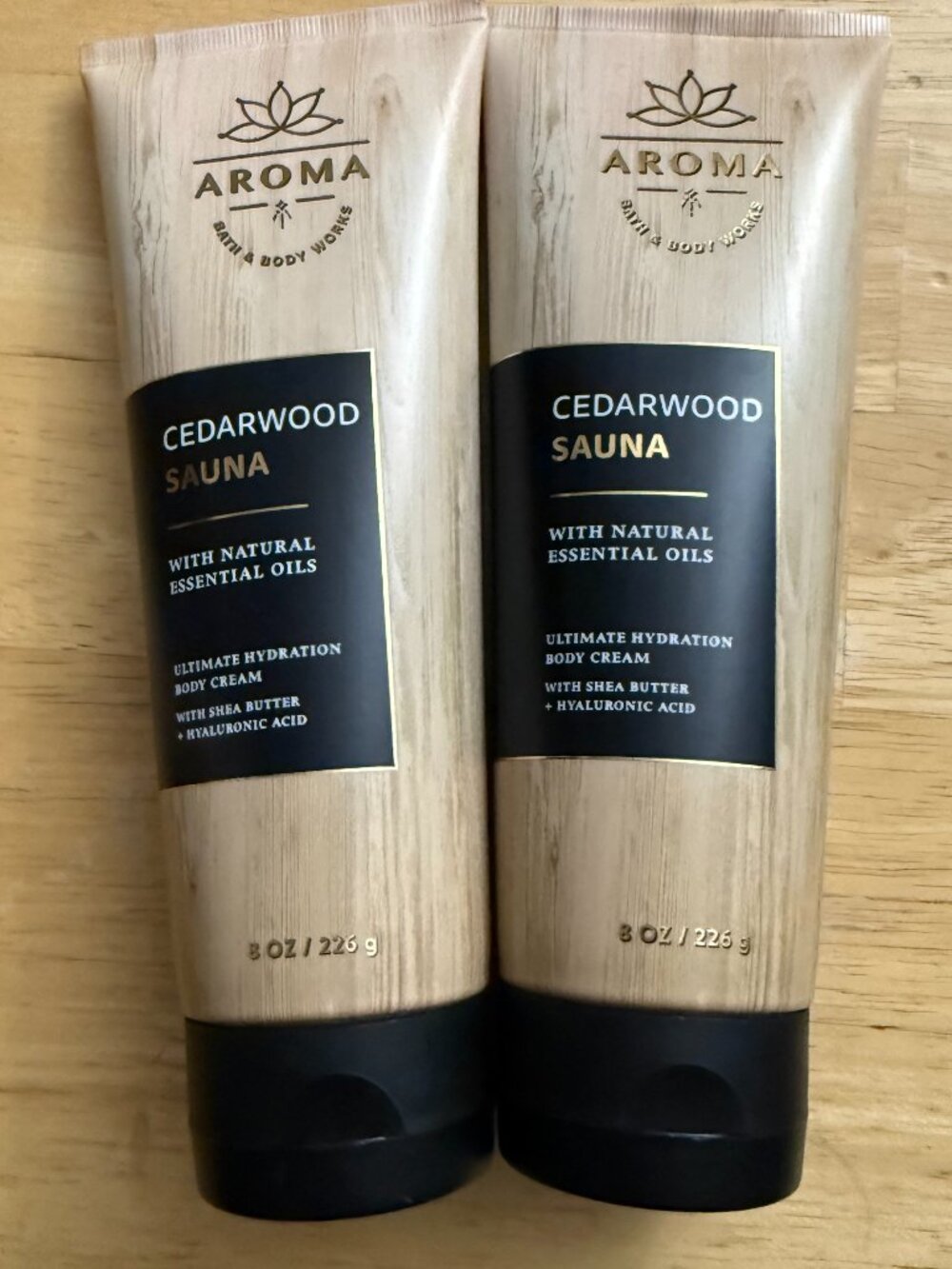 Bath & Body Works Cedarwood Sauna Ultimate Hydration Body Cream Lot of 2